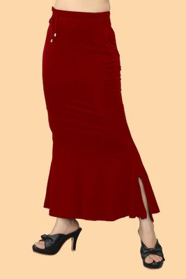 Ozberk Creation B.L.U__Fish_Red_M_Saree Shapewear shapewear petticoat For women Lycra Blend Petticoat(M)