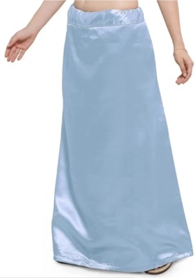 RSH FASHION Sky blue satin petticoat Satin Blend Petticoat(XL)