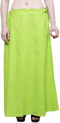 Pkl fashion Light green Pure cotton petticoat for women Pure Cotton Petticoat(Free)