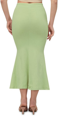 house of common FISH CUT PISTA M 3 Lycra Blend Petticoat(M)