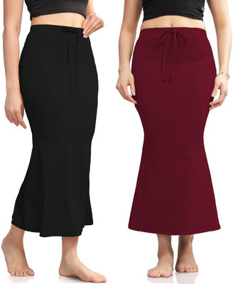 Veehaus maroonblack_Buy saree shapewear online Lycra Blend Petticoat(L)