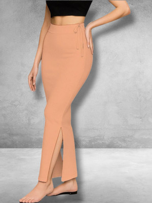 The Stanch Shapeware Peach MT0034 Lycra Blend Petticoat(XS)