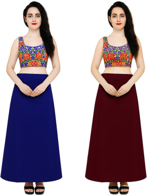IGNOTO FKD_PTCT-BLU_D.MRN/ Cotton Blend Petticoat(Free)