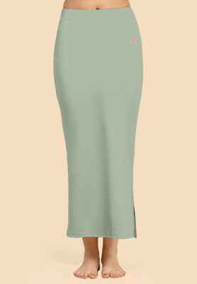 Trendmalls New.P02-Steelgreen Lycra Blend Petticoat(L)