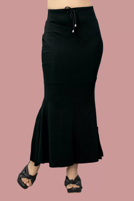 YAGNAM FAB NEW-FISH-SHAP-BLACK Lycra Blend Petticoat(S)