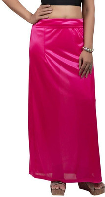 Melhors M-SP-Dark pink Satin Blend Petticoat(Free)
