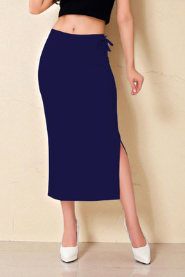 DSV ENTERPRISES Shapeware Navy M0038 Lycra Blend Petticoat(M)