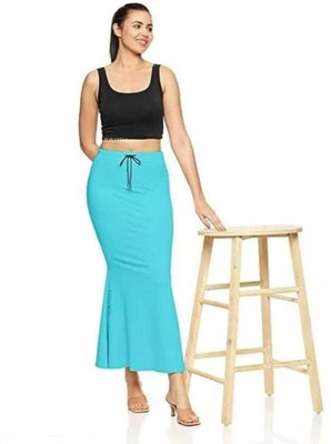 house of common K.MT._Fish_Skyblue_4XL_Saree Shapewear Shapewear Petticoat For women Lycra Blend Petticoat(4XL)