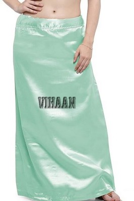 VIHAAN Green satin q31 Pure Satin Petticoat(Free)