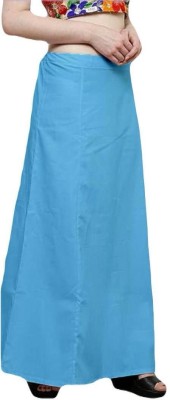 SAGAR Sky Blue Cotton Blend Petticoat(Free)