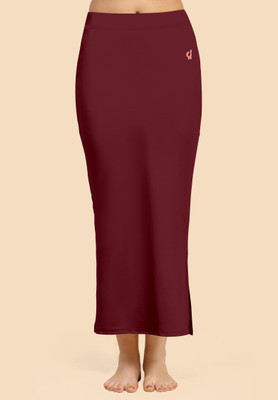 Trendmalls New.P02-Maroon Lycra Blend Petticoat(L)