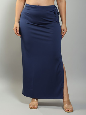 Plus Size PS1-Shaper-NavyBlue Polyester Petticoat(L)
