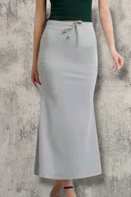 DSV ENTERPRISES Shapeware Light Grey M0047 Lycra Blend Petticoat(L)