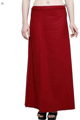 Rockblast Maroon Pure Cotton Z18 Pure Cotton Petticoat(Free)