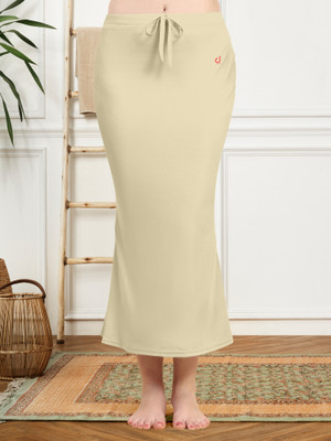 Trendmalls New.P01-Beige-3XL Lycra Blend Petticoat(3XL)