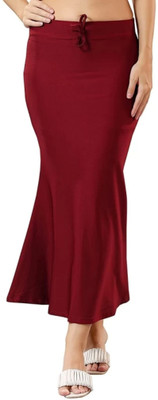 PKYC AMCMaroonElasticSWXL Lycra Blend Petticoat(XL)