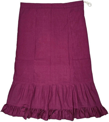 Belizs Deep Magenta Pure Cotton Petticoat(XL)