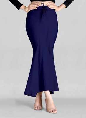 Woo THiNG Plain Sari Shapewear For Women Lycra Blend Petticoat(M)