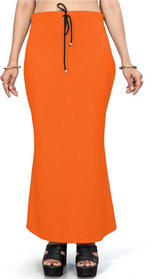 Leeza Store LZSHPWR-ORANGE-S Lycra Blend Petticoat(S)