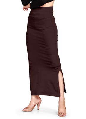 HOC ALY-1112-PTCT-BROWN-L Lycra Blend Petticoat(L)