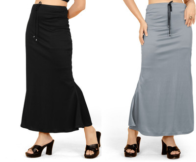 Woo THiNG Fishcut Shapewear Combo Lycra Blend Petticoat(XL)