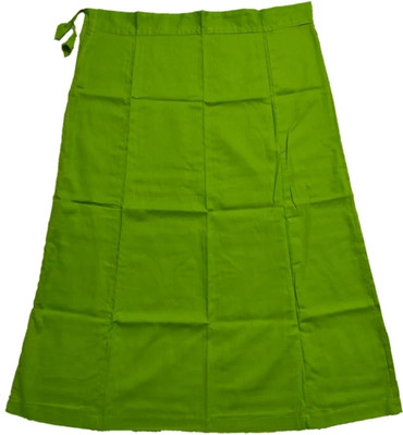 FCR FASHION Green colour pure cotton petticoat Pure Cotton Petticoat(XL)