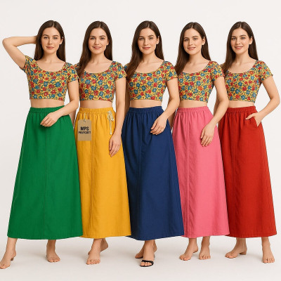 MPSPOLYCOTT MPS-102 Pure Cotton Petticoat(Free)