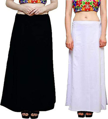 Preeticreations black and white combo_6xl Pure Cotton Petticoat(6XL)