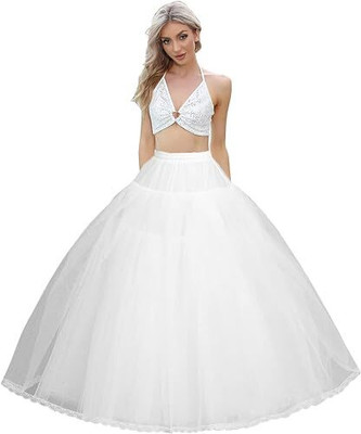 KCM FASHION 6_UNDERSKIRT_WHITE Net Petticoat(4XL)