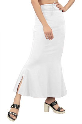 Ozberk Creation ANJ.__Fish_White_L_Saree Shapewear shapewear petticoat For women Lycra Blend Petticoat(L)
