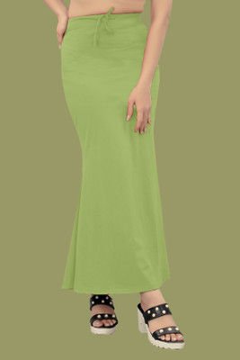 keshav piya fab F1_Fish_Pista_L_Saree Shapewear shapewear petticoat For saree Lycra Blend Petticoat(L)