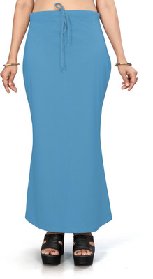 NEXSUS APPARELS SKY BLUE Lycra Blend Petticoat(L)