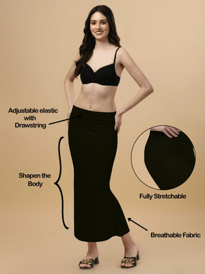 YAGNAM FAB Shapwear Lycra Blend Petticoat(3XL)