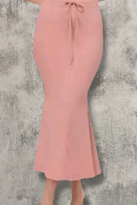 The Stanch Shapeware Peach MT0094 Lycra Blend Petticoat(XS)