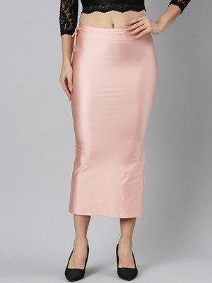 TWIN BIRDS 1194-Pink Champagne Nylon Blend Petticoat(L)