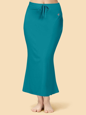 Trendmalls P01-PeacockGreen Lycra Blend Petticoat(4XL)