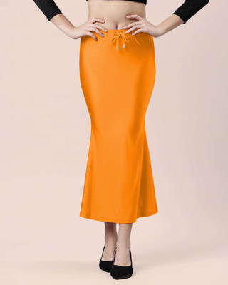 DRESQUE STORE DS_PC_FLARE(4_WAY)_(K)_3112_MUSTARD(L) Lycra Blend Petticoat(L)
