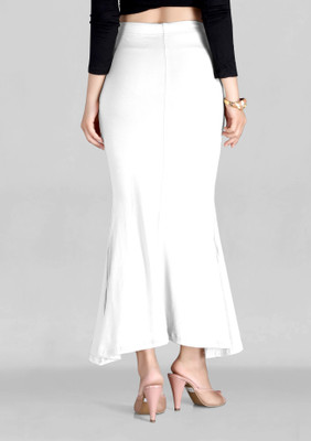 house of common FISH CUT WHITE 2XL 4 Lycra Blend Petticoat(XXL)