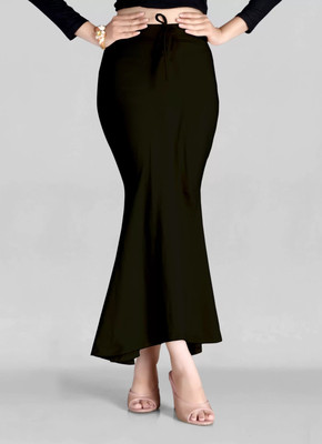 VIDRIVA EXPORT Blk Petticote Lycra Blend Petticoat(XL)