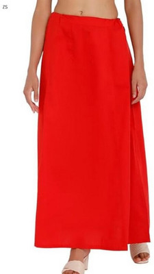 ZIAFASHION Red PURE COTTON@RY33 Pure Cotton Petticoat(Free)