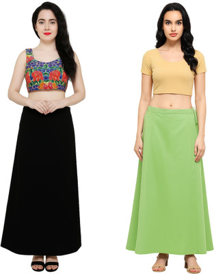 IGNOTO FKD_PTCT-BLK_PISTA/ Cotton Blend Petticoat(Free)
