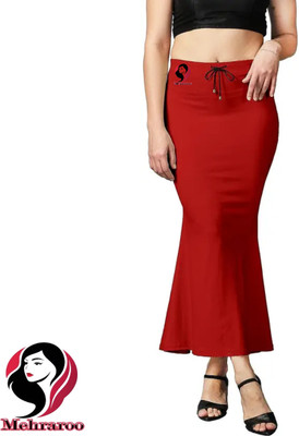 MEHRAROO Lycra blend Saree Shapewear Petticoat Lycra Blend Petticoat(S)