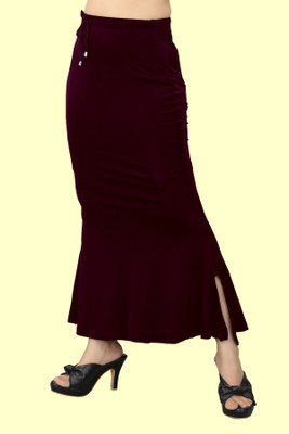 house of common HOC - Wine Fish M KESHAV 7 Lycra Blend Petticoat(M)