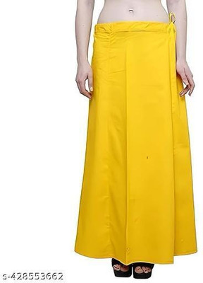 manidhari fab tex petticoat_yellow_01 Pure Cotton Petticoat(Free)