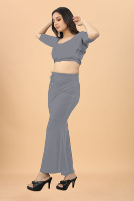 Ozberk Creation B.L.U__Fish_grey_XL_Saree Shapewear shapewear petticoat For Women Lycra Blend Petticoat(XL)