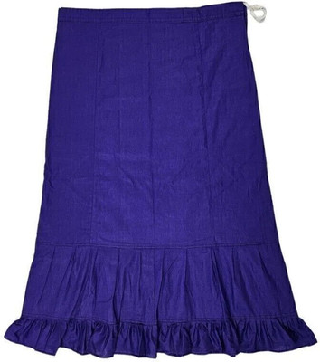 Belizzi Paridhan ST Patricks Blue Pure Cotton Petticoat(XXL)