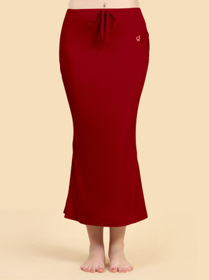 Trendmalls New.P01-Red-S Lycra Blend Petticoat(S)