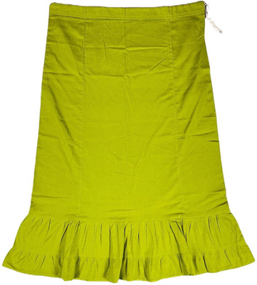 Belizs Citrus Green Pure Cotton Petticoat(XXL)