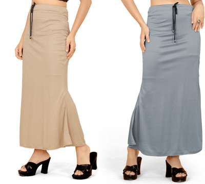 Woo THiNG Combo Fishcut Shapewear Lycra Blend Petticoat(L)