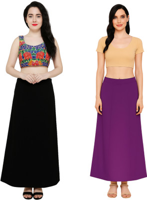 IGNOTO FKD_PTCT-BLK_PPL/ Cotton Blend Petticoat(Free)